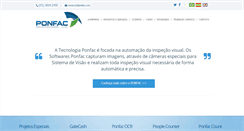 Desktop Screenshot of ponfac.com.br
