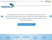 Tablet Screenshot of ponfac.com.br